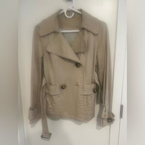 United Colors Of Benetton Light Tan Trench Coat